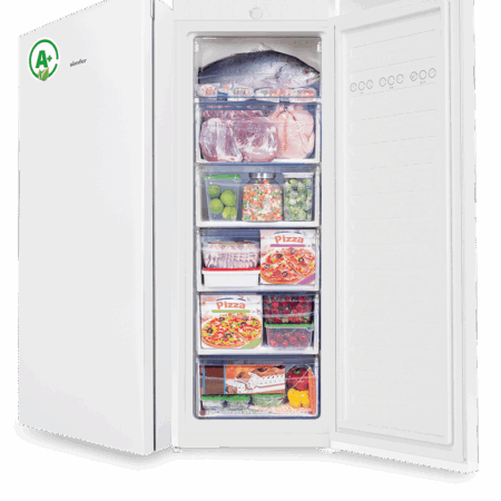 CONGÉLATEUR VERTICAL SIMFER - FS6210 A+ - DE FROST - 200 L - BLANC