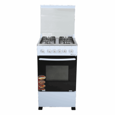 CUISINIÈRE BIOLUX 5005B - 4 FEUX - BLANC
