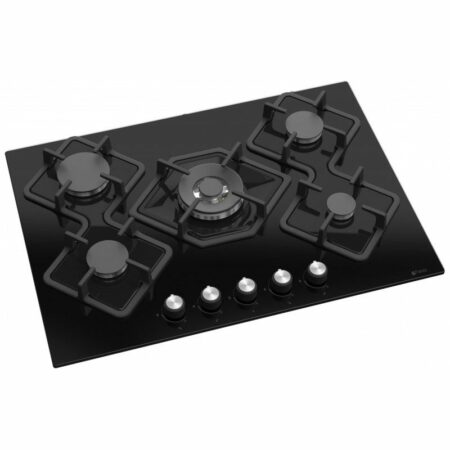 PLAQUE DE CUISSON FRANCO- 5Feux-70-353-IF -NOIR