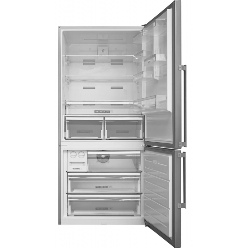 RÉFRIGÉRATEUR COMBINÉ WHIRLPOOL W84BE72X GRIS – Image 3