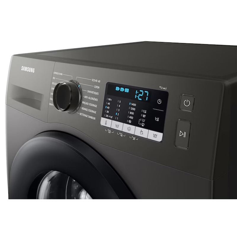 MACHINE À LAVER SAMSUNG 9KG SILVER ECO BUBBLE – Image 4