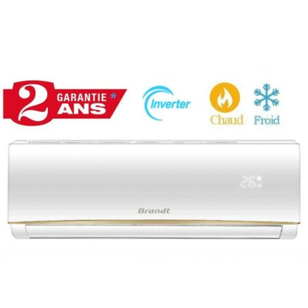 CLIMATISEUR BRANDT 12000BTU INVERTER CHAUD/FROID