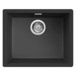 ÉVIER GRANITECK FOCUS 56 CM SMILE.56B NOIR