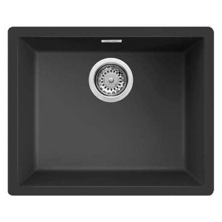 ÉVIER GRANITECK FOCUS 56 CM SMILE.56B NOIR
